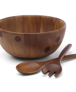 Kate Spade Deco Dot™ Salad Bowl With Servers