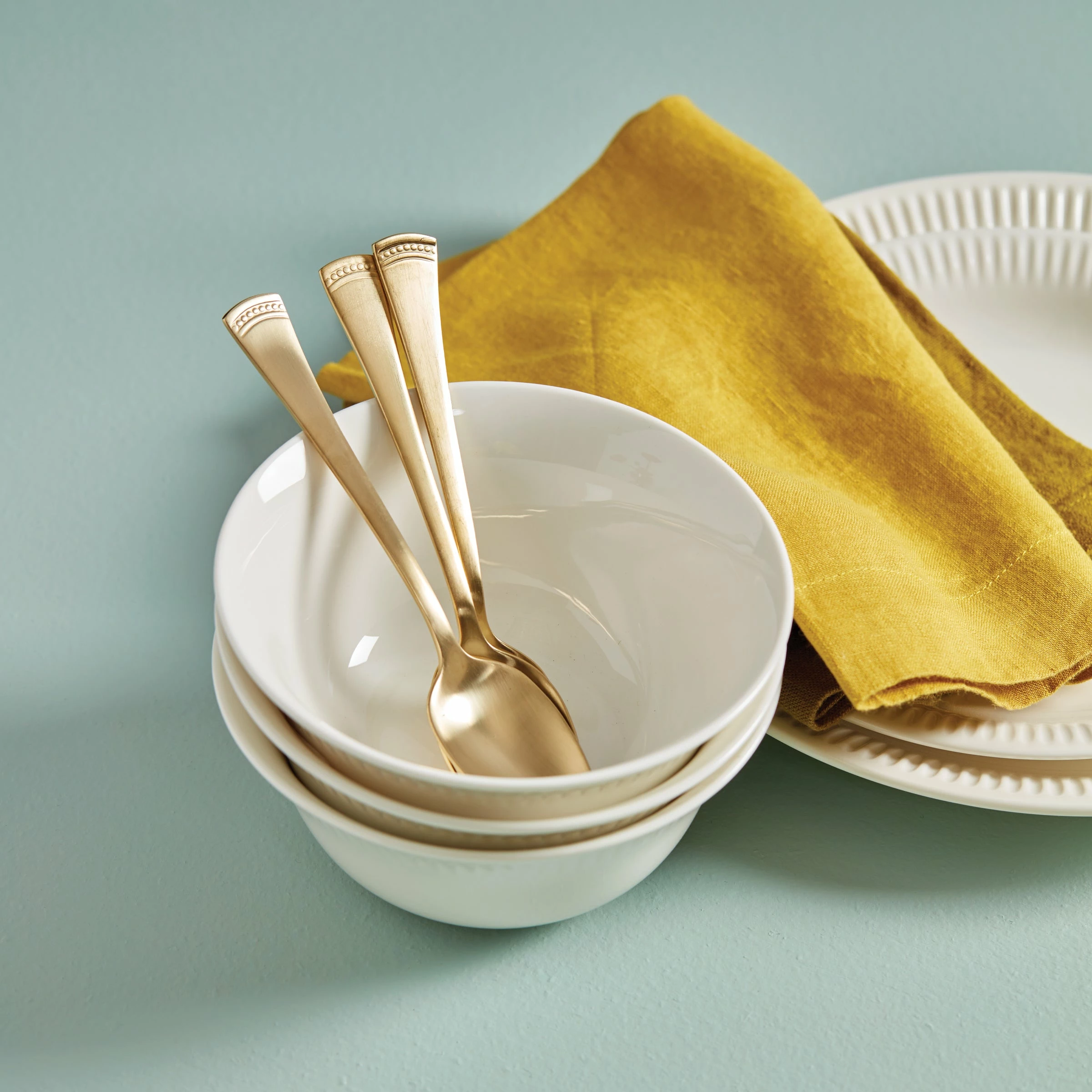 Lenox Portola Gold 20-Piece Flatware Set