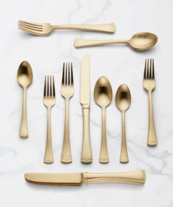 Lenox Portola Gold 20-Piece Flatware Set