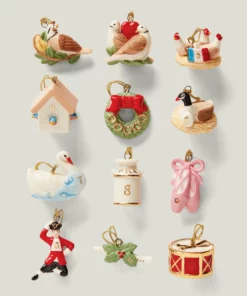 Lenox Twelve Days Of Christmas 12-Piece Ornament Set