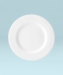 Lenox Dinnerware Swirl Rim Dinner Plate