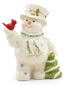 Lenox Happy Holly Days Light-Up Figurine Décor
