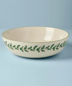 Lenox Holiday Pasta Serving Bowl Dinnerware