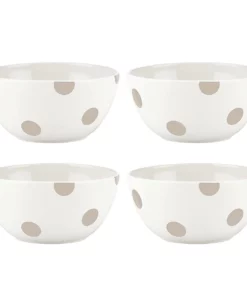 Kate Spade Dinnerware Deco Dot 4-piece All-Purpose Bowl Set