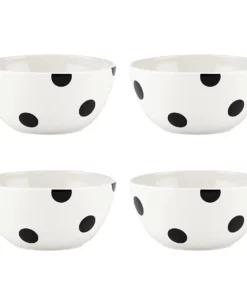Kate Spade Dinnerware Deco Dot 4-piece All-Purpose Bowl Set