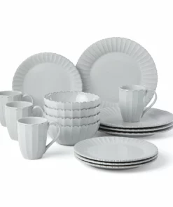 Lenox French Carved Bead 16-Piece Dinnerware Set