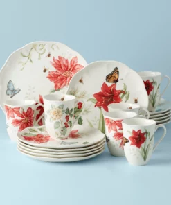 Lenox Butterfly Meadow® 18pc Holiday Dinnerware Set