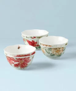 Lenox Butterfly Meadow Holiday 6-Piece Rice Bowl Set