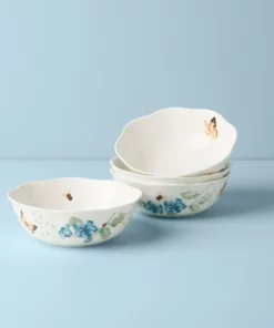 Lenox Butterfly Meadow 4-Piece All-Purpose Bowl Set Dinnerware