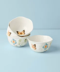 Lenox Butterfly Meadow 4-Piece Dessert Bowl Set