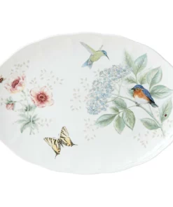 Lenox Butterfly Meadow Flutter Eastern Bluebird Platter