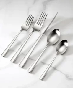 Kate Spade Malmo Satin 5-Piece Flatware Place Setting