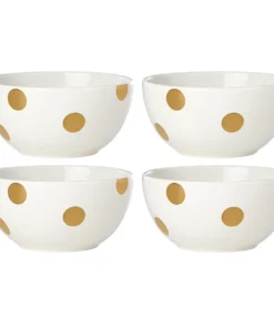 Kate Spade Dinnerware Deco Dot 4-piece All-Purpose Bowl Set