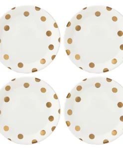 Kate Spade Deco Dot 4-piece Dinner Plate Set Dinnerware