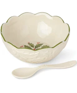 Lenox Hosting The Holidays™ Dip Bowl With Spoon Dinnerware