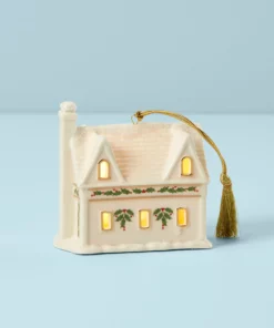Lenox Christmas Village Toy Shoppe Lighted Ornament