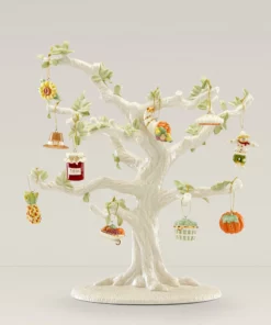 Lenox Autumn Favorites 10 Piece Ornament & Tree Set