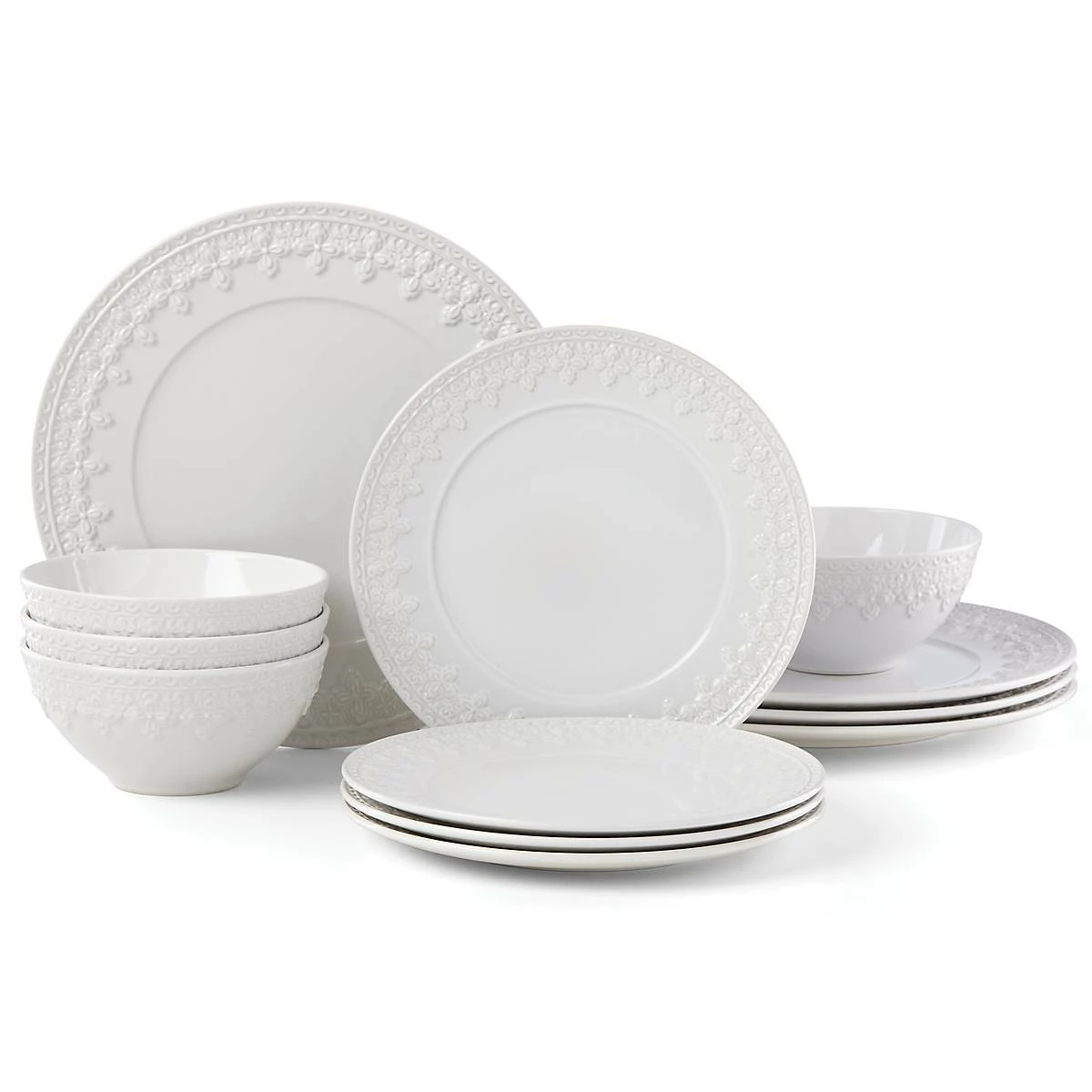 Lenox Chelse Muse Fleur 12-piece Dinnerware Set
