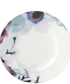 Lenox Indigo Watercolor Floral 12-Piece Dinnerware Set