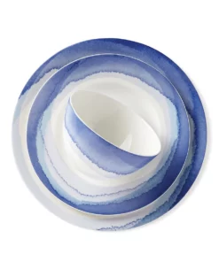 Lenox Dinnerware Indigo Watercolor Stripe™ 12-piece Set