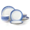 Lenox Dinnerware Indigo Watercolor Stripe™ 12-piece Set