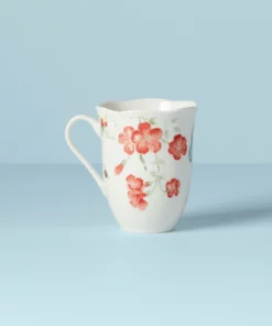 Lenox Dinnerware Butterfly Meadow Red Mug