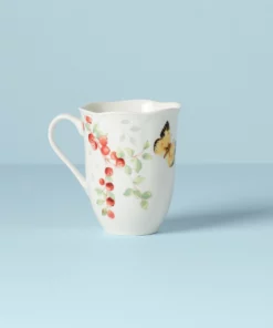 Lenox Dinnerware Butterfly Meadow Red Mug