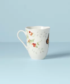Lenox Dinnerware Butterfly Meadow Red Mug