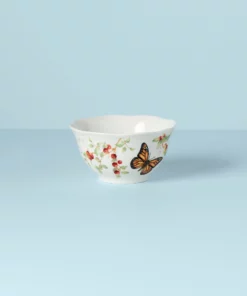 Lenox Butterfly Meadow Red Bowl Dinnerware
