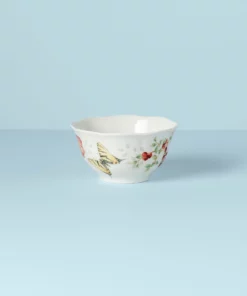 Lenox Butterfly Meadow Red Bowl Dinnerware