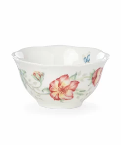 Lenox Butterfly Meadow Red Bowl Dinnerware
