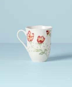 Lenox Dinnerware Butterfly Meadow Red Mug