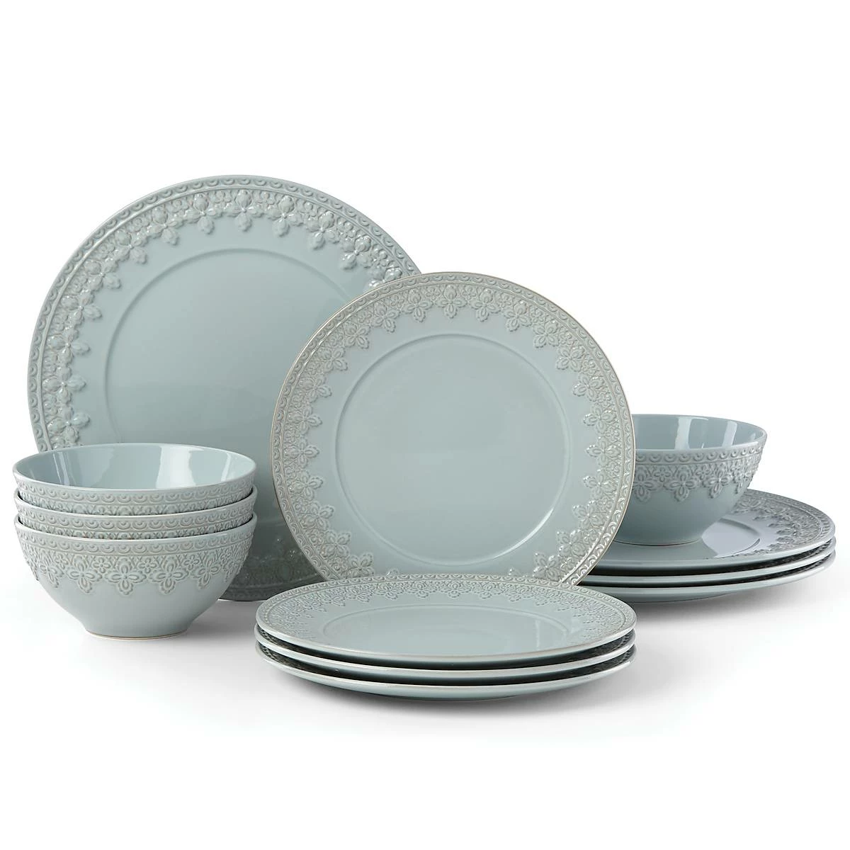 Lenox Chelse Muse Fleur 12-piece Dinnerware Set