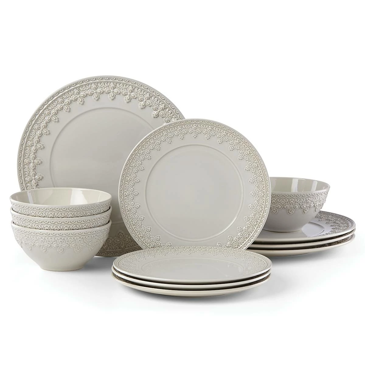 Lenox Chelse Muse Fleur 12-piece Dinnerware Set