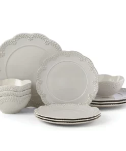 Lenox Chelse Muse Floral 12-Piece Dinnerware Set