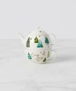 Lenox Dinnerware Balsam Lane Teapot & Cup