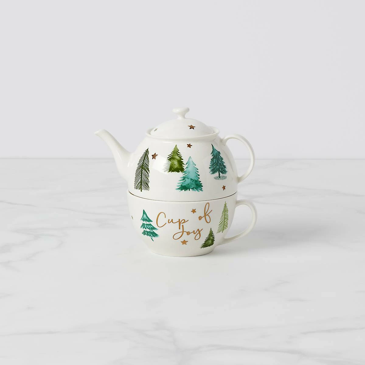 Lenox Dinnerware Balsam Lane Teapot & Cup