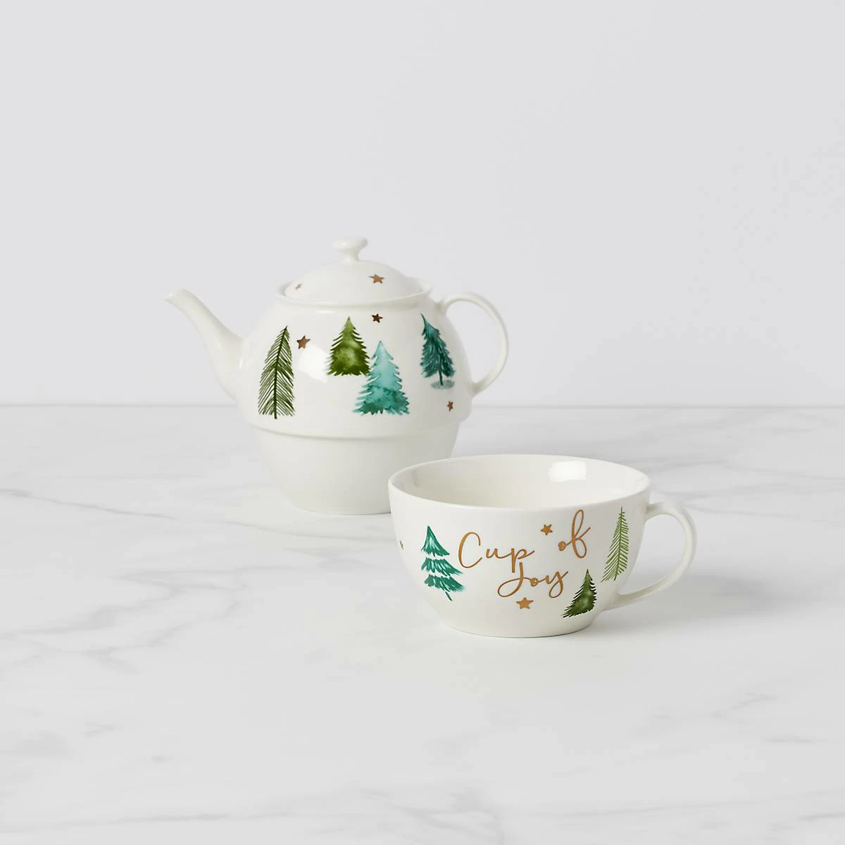 Lenox Dinnerware Balsam Lane Teapot & Cup