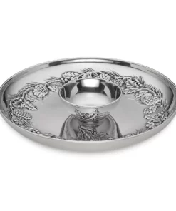 Lenox Holiday™ Metal Pinecone & Holly Chip & Dip