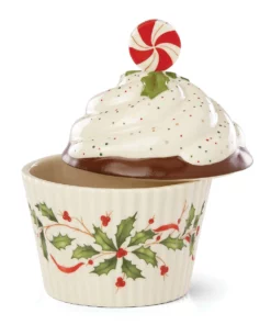 Lenox Dinnerware Hosting The Holidays™ Cupcake Candy Dish