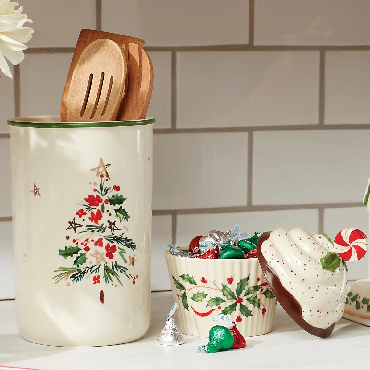 Lenox Dinnerware Hosting The Holidays™ Cupcake Candy Dish