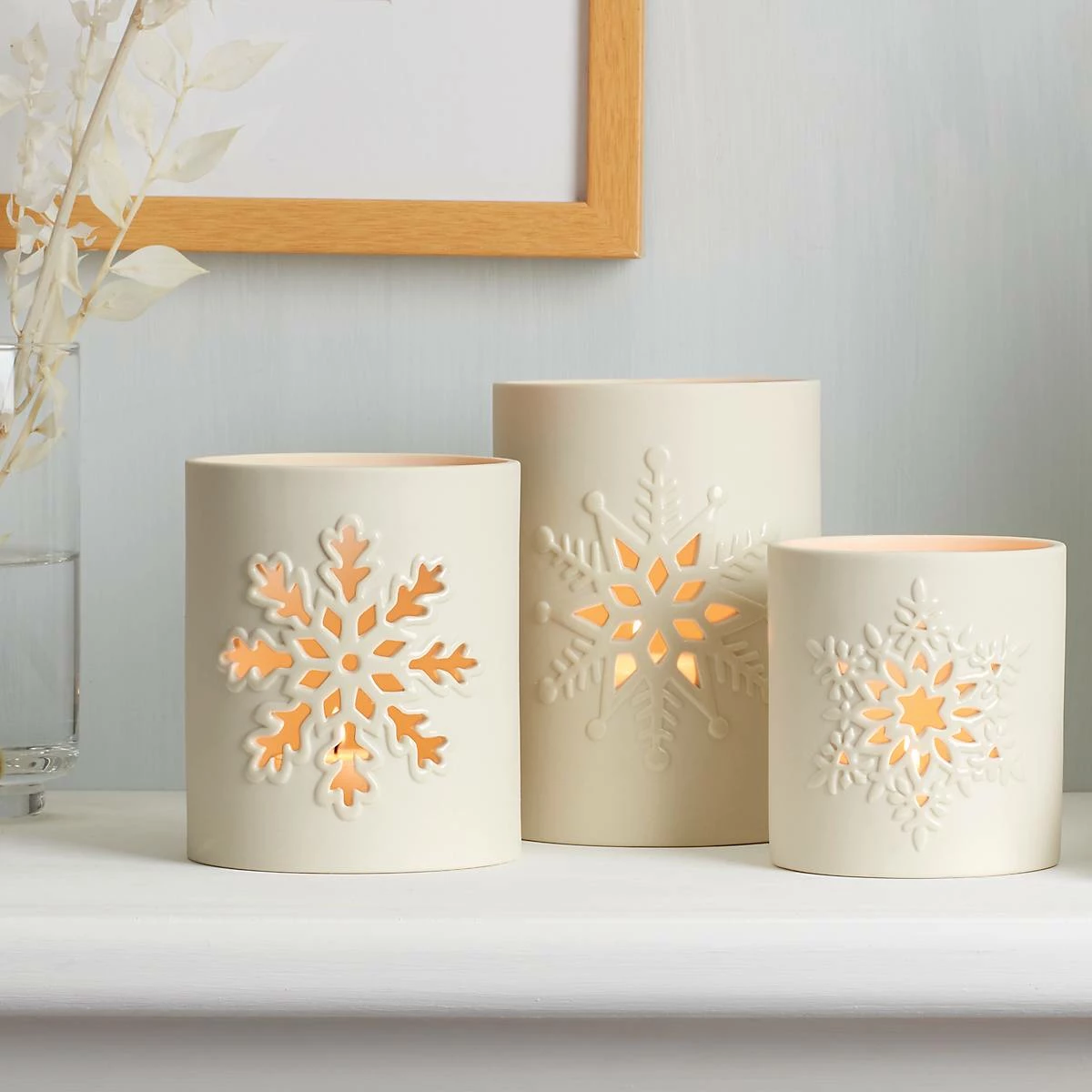 Lenox Home Décor Large Snowflake Votive