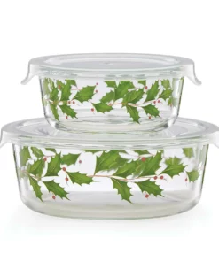 Lenox Hosting The Holidays™ Glass Storage Bwls
