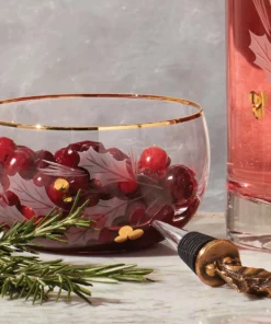 Lenox Holiday™ Gold Glass Nut Bowl