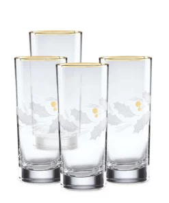 Lenox Holiday™ Gold 4-piece Highball Glass Set Drinkware