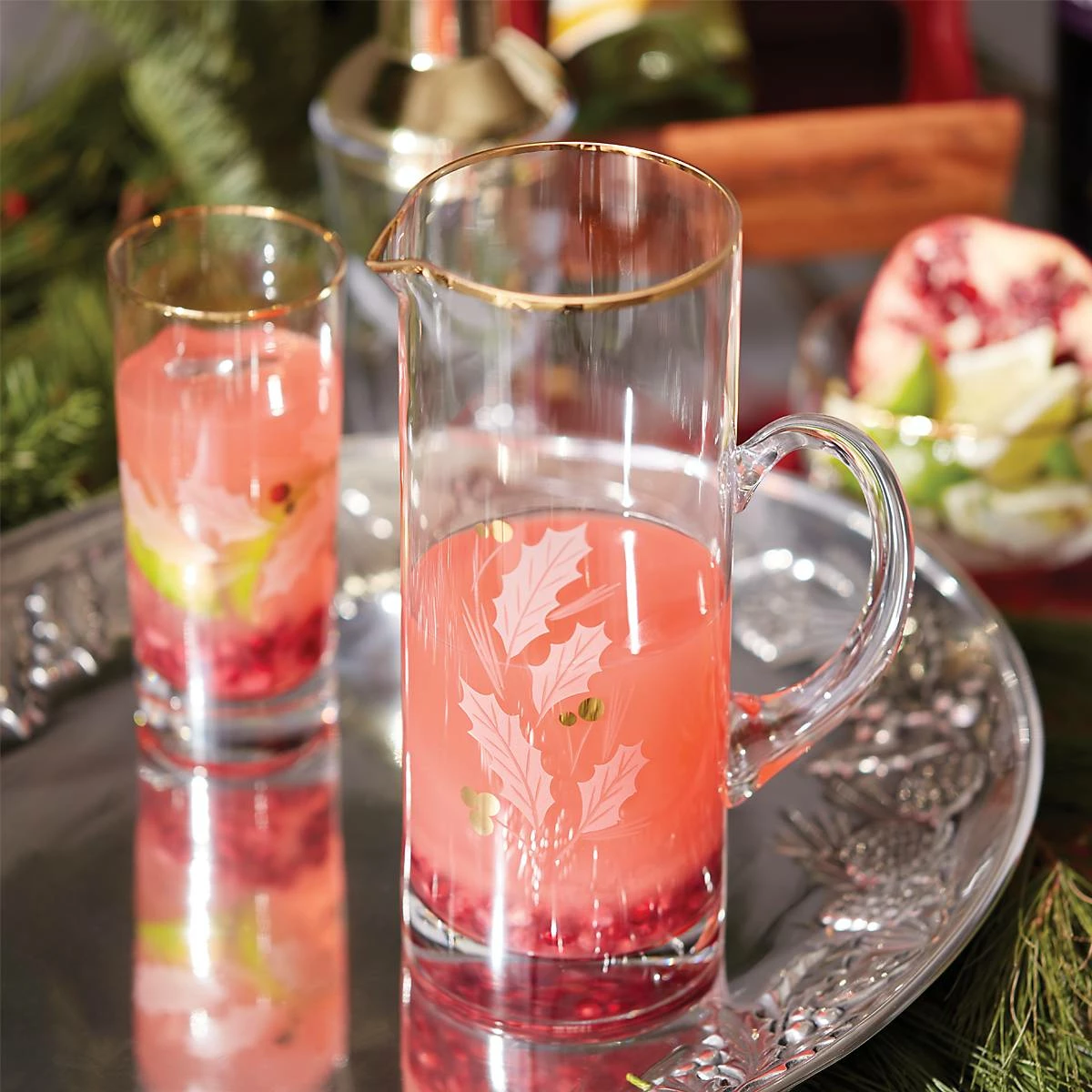 Lenox Drinkware Holiday Gold Pitcher