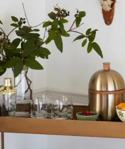 Lenox Holiday Gold 4-Piece Double Old Fashioned Set Drinkware