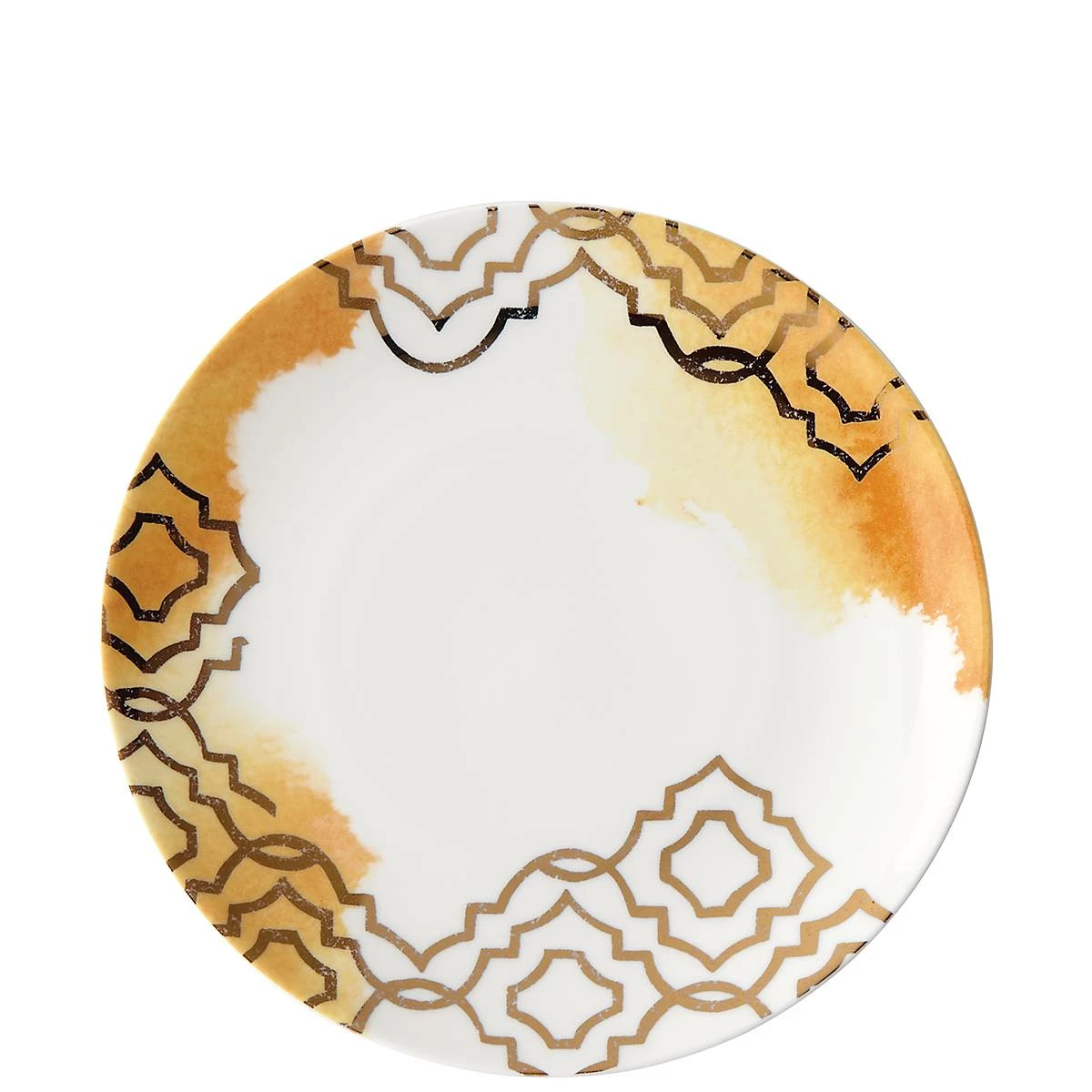 Lenox Dinnerware Mosaic Radiance Goldenrod Tidbit Plate