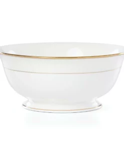Lenox Dinnerware Opal Innocence Stripe Gold™ Serving Bowl