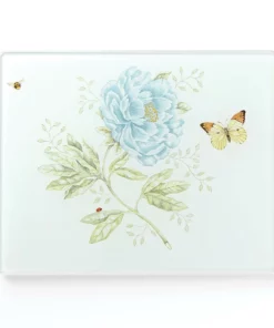 Lenox Butterfly Meadow® Small Glass Cutting Board Kitchen